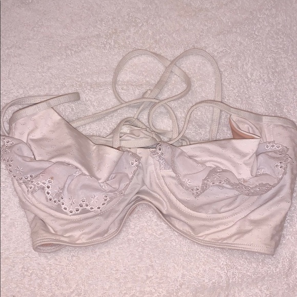 Lolli Swim White lace detail bustier top - Picture 1 of 7